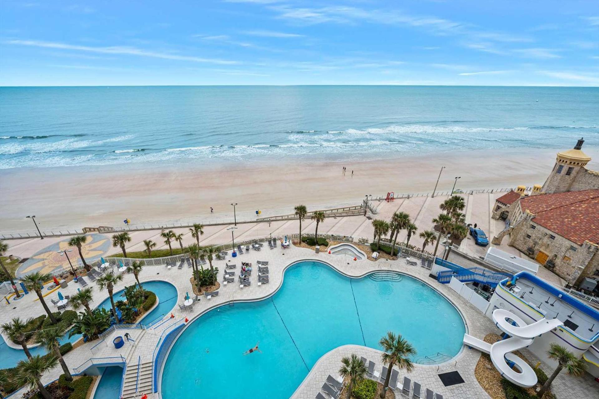 Luxury 10Th Floor 1 Bedroom Condo Direct Oceanfront Wyndham Ocean Walk Resort Daytona Beach | 1006 מראה חיצוני תמונה