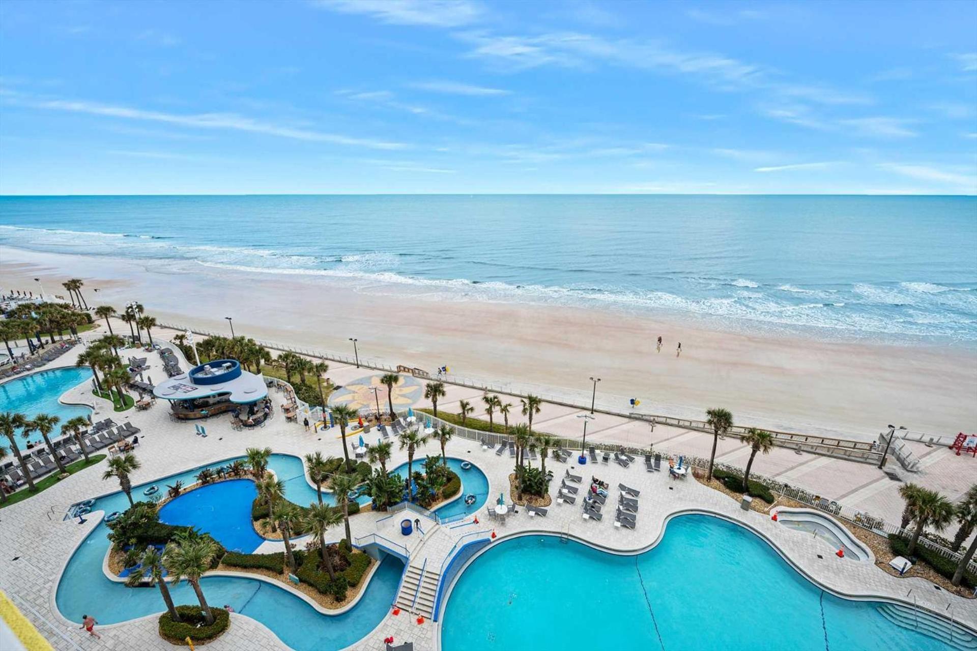 Luxury 10Th Floor 1 Bedroom Condo Direct Oceanfront Wyndham Ocean Walk Resort Daytona Beach | 1006 מראה חיצוני תמונה