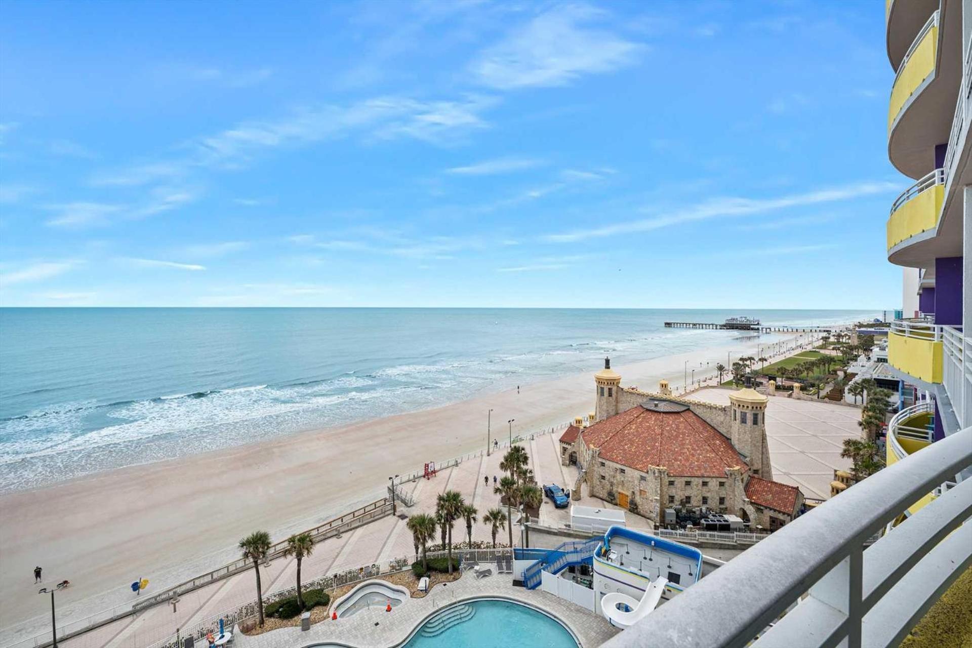 Luxury 10Th Floor 1 Bedroom Condo Direct Oceanfront Wyndham Ocean Walk Resort Daytona Beach | 1006 מראה חיצוני תמונה